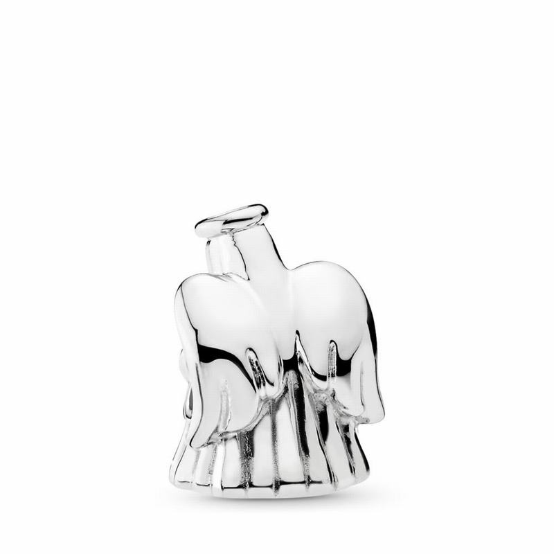 Pandora Angel Of Love Charm - Sterling Silver/Cubic Zirconia - Canada | TH4030RO